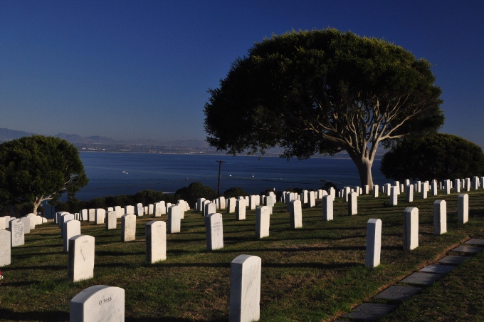 Fort Rosecrans Natl Cemetery at Point Loma